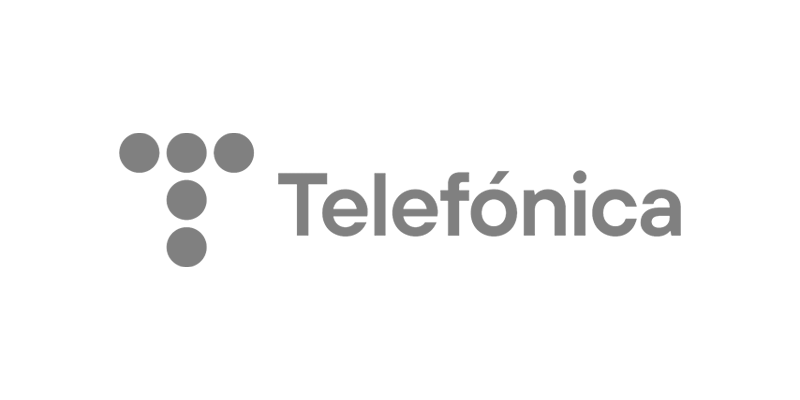 Logo de Telefónica, cliente de Udesigns